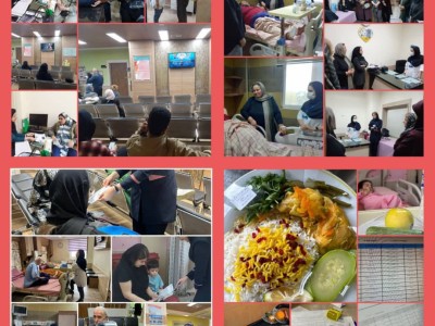 عملکرد هفته دیابت در بیمارستان فوق تخصصی میلاد لاهیجان
